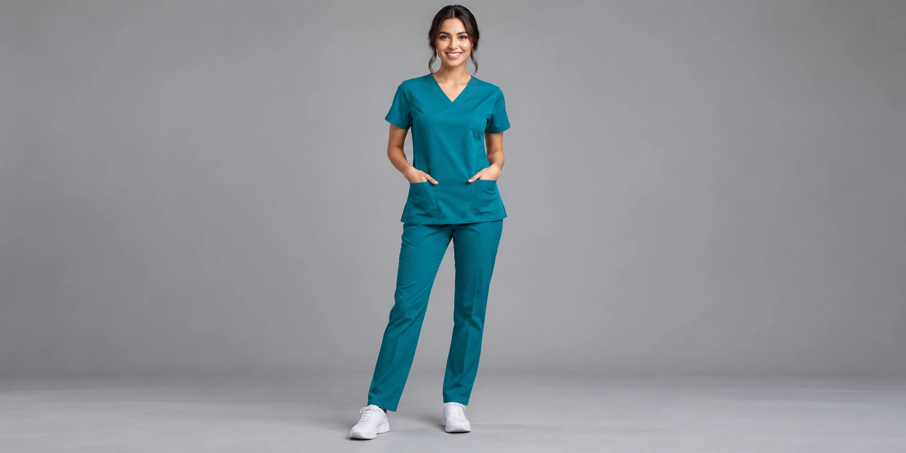 Healthcare uniforms for Bahrain clinics and care teams — Approve the Artwork as a Team
