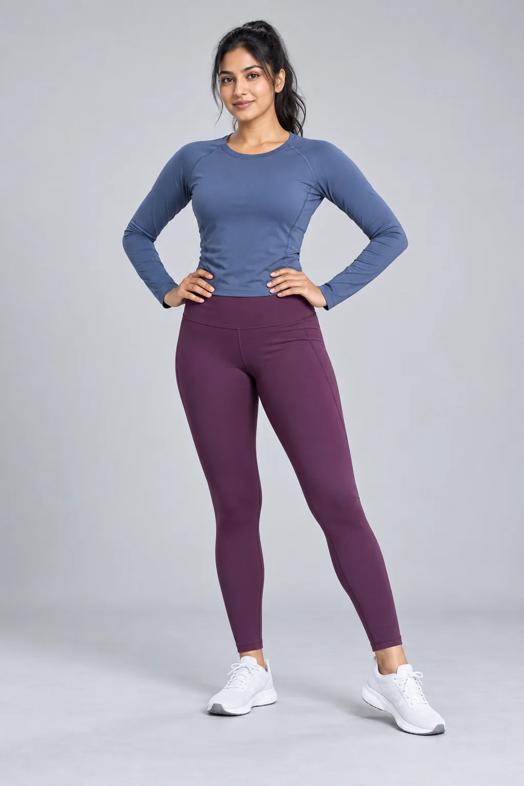 Custom Yoga Leggings garment view 2