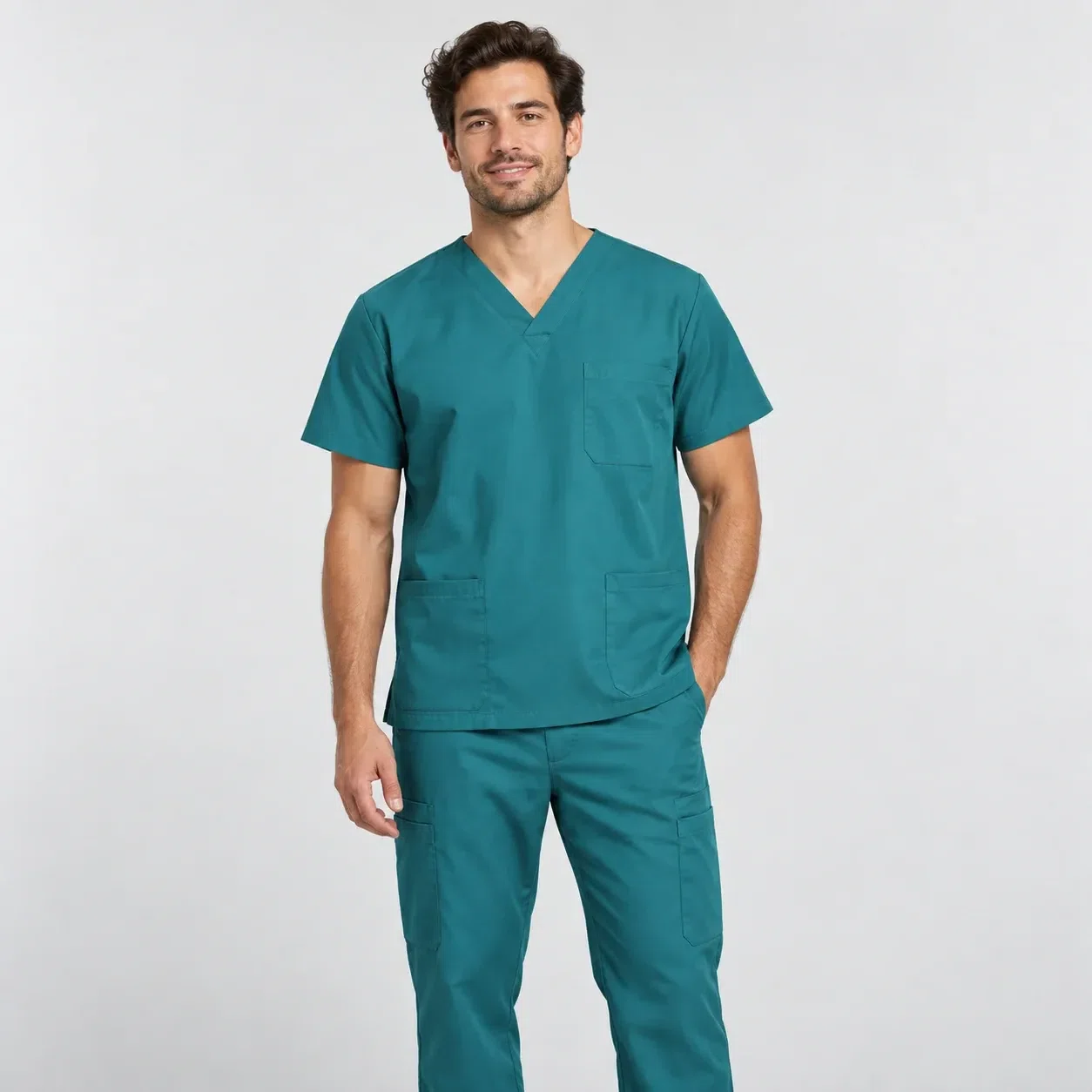 Healthcare uniforms for UK clinics and care teams — Scrubs, tunics and coats by role