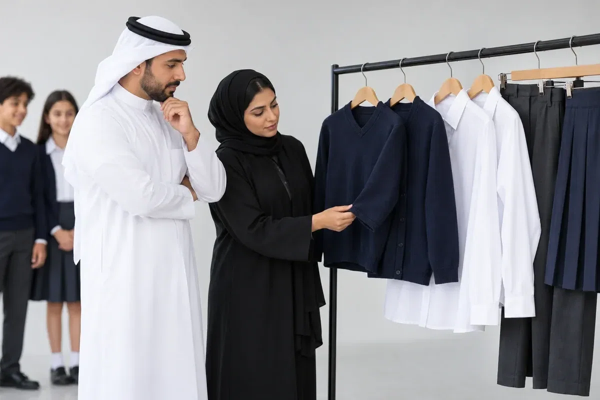 School Uniforms for Bahrain Measured Wardrobe Planning — Review Coverage in Complete Outfits