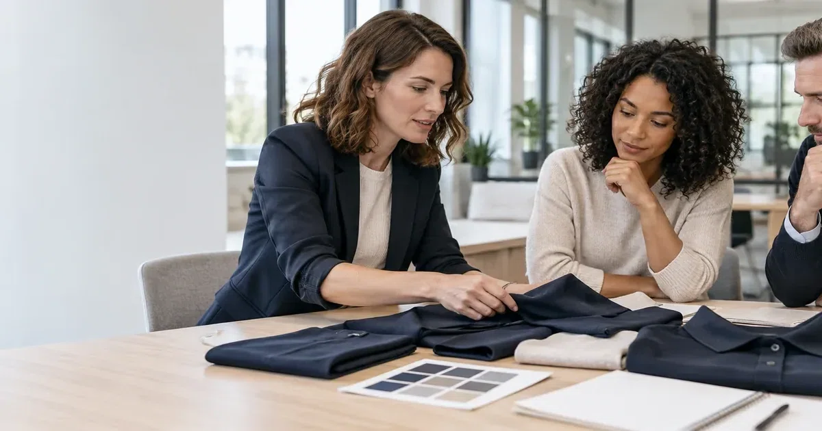 Corporate Uniform Design in the UK for Women and Men — One brand, different office roles
