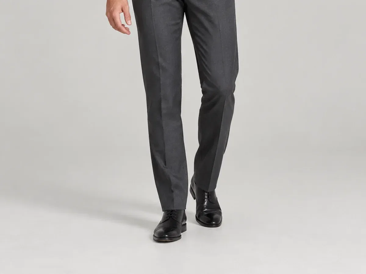 Person wearing custom Dress Slacks.