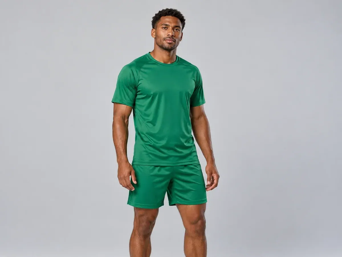 Person wearing custom Handball Uniforms.