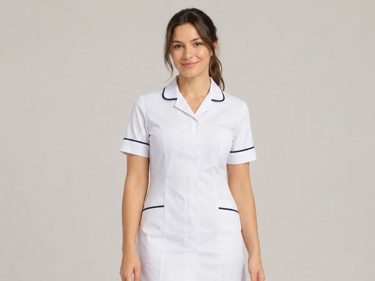 Person wearing custom Compression Socks for Nurses.