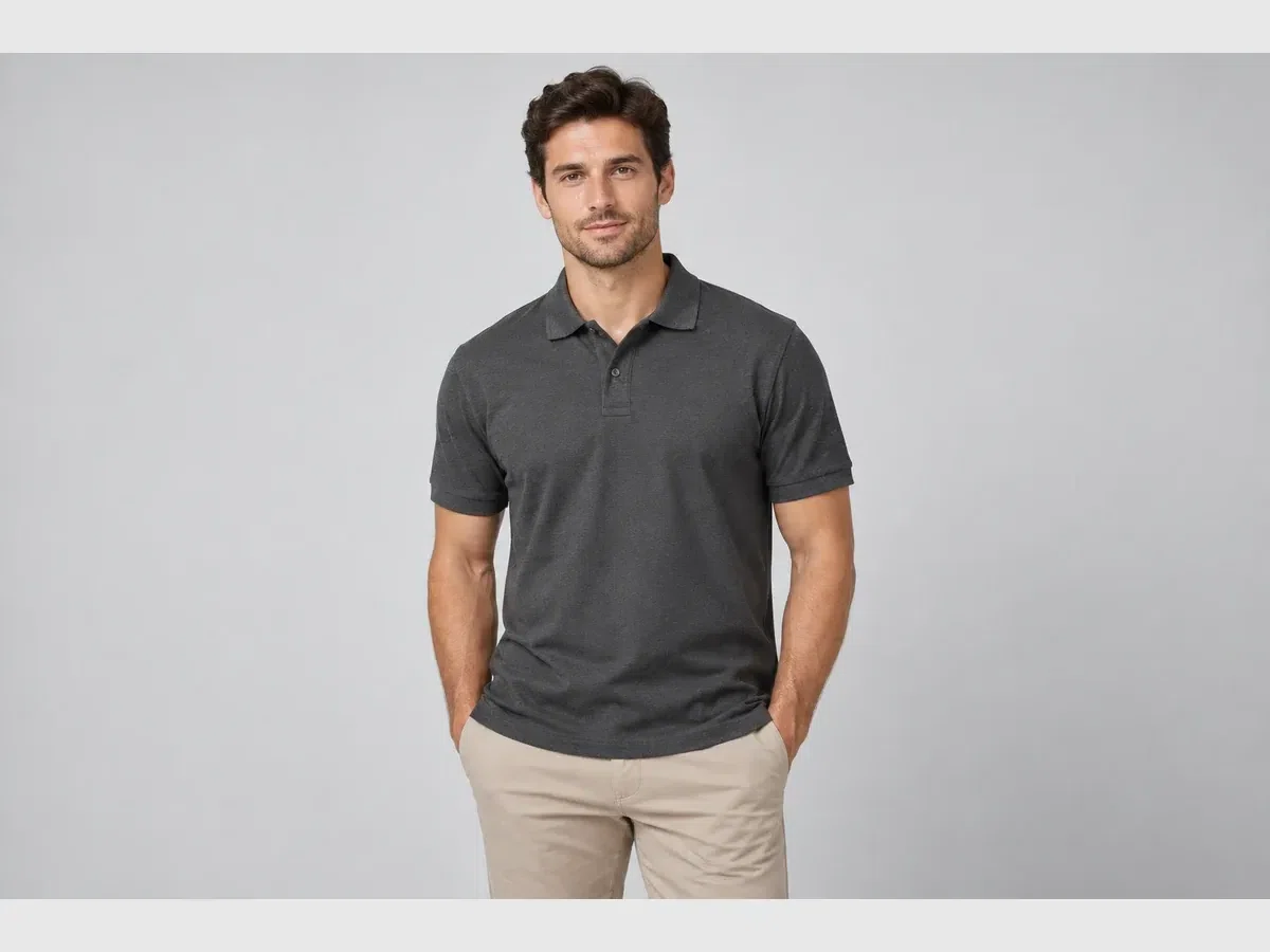 Person wearing corporate Logo Embroidery.