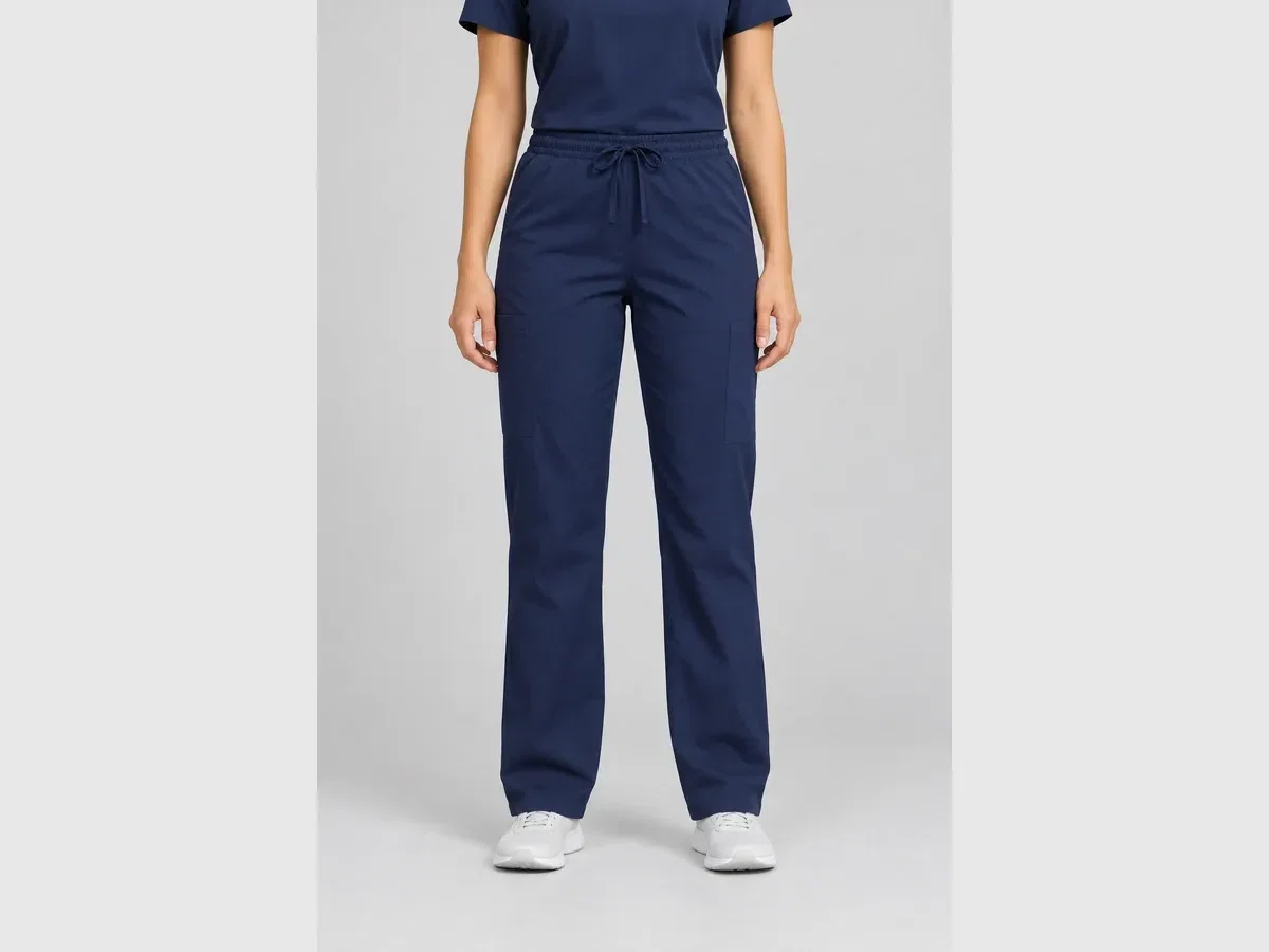 Person wearing custom Scrub Pants.