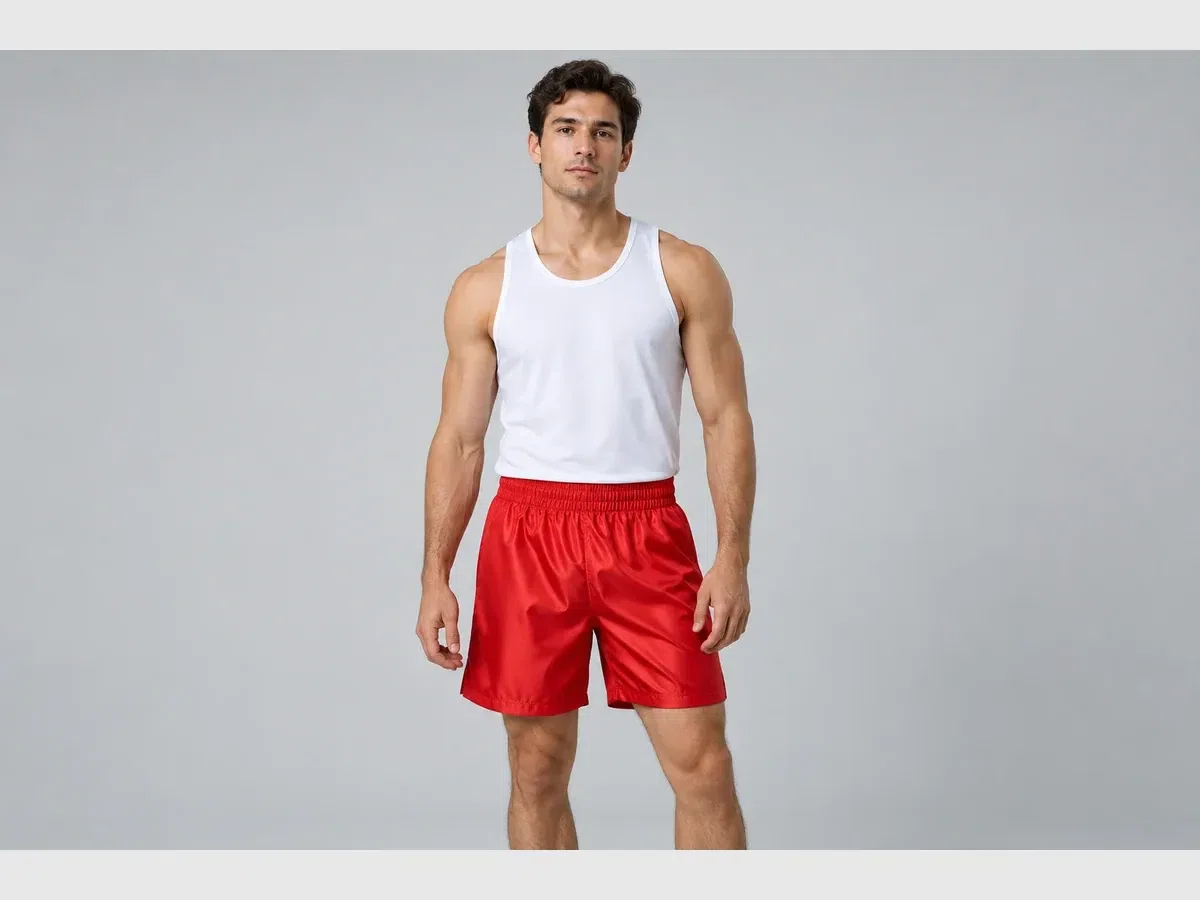 Person wearing custom Boxing Shorts.